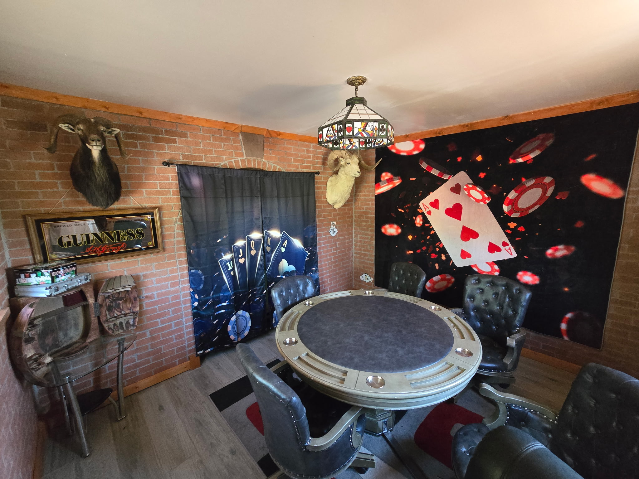 Poker room opposite angle