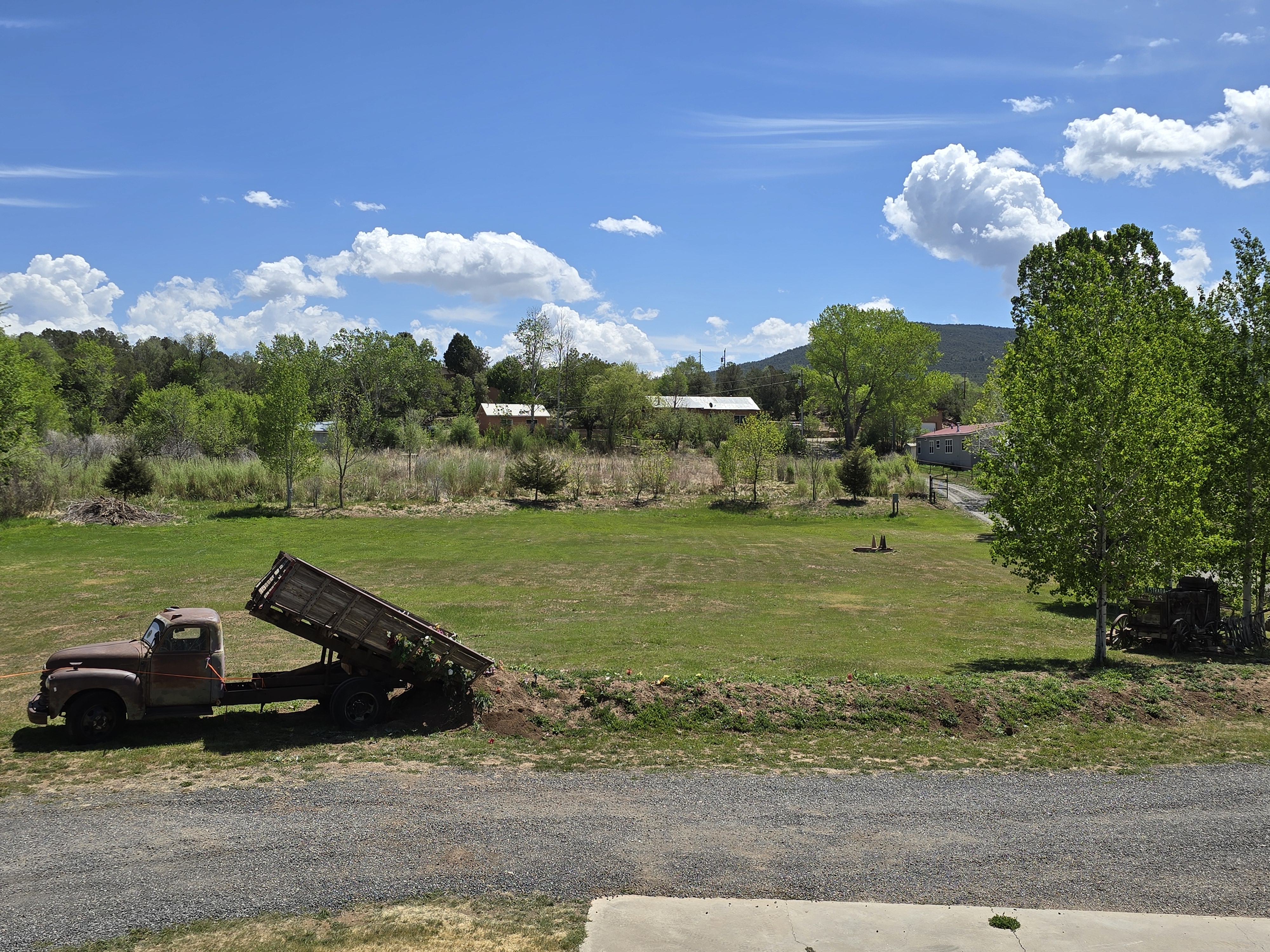 Open field for RV and tent camping